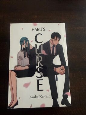 Haru's Curse Graphic Art Print - Black, White & Pink Accents